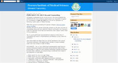 Desktop Screenshot of pravarauniversity.blogspot.com