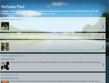 Tablet Screenshot of nicholas-paul.blogspot.com