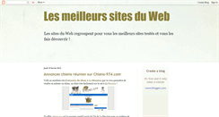 Desktop Screenshot of les-sites-du-web.blogspot.com