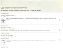 Tablet Screenshot of les-sites-du-web.blogspot.com