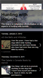 Mobile Screenshot of huntingwithhound.blogspot.com