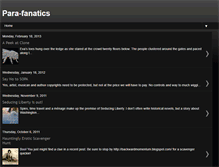 Tablet Screenshot of para-fanatics.blogspot.com