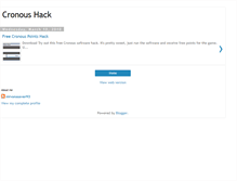 Tablet Screenshot of cronoushack.blogspot.com