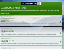 Tablet Screenshot of conservationvalue.blogspot.com