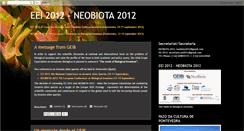 Desktop Screenshot of eei2012-neobiota2012.blogspot.com