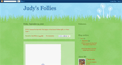 Desktop Screenshot of judysfollies.blogspot.com