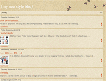 Tablet Screenshot of mynewstyleblog.blogspot.com