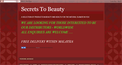 Desktop Screenshot of beauty-estore.blogspot.com