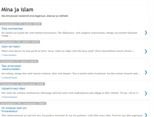 Tablet Screenshot of mina-ja-islam.blogspot.com