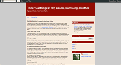 Desktop Screenshot of canon-toner-cartridges.blogspot.com