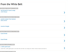 Tablet Screenshot of fromthewhitebelt.blogspot.com