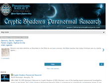 Tablet Screenshot of csparanormal.blogspot.com