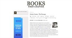 Desktop Screenshot of booksfirstchapter.blogspot.com