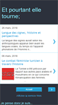 Mobile Screenshot of et-pourtant-elle-tourne.blogspot.com