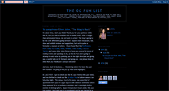 Desktop Screenshot of dcfunlist.blogspot.com