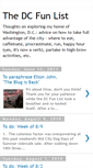Mobile Screenshot of dcfunlist.blogspot.com