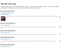 Tablet Screenshot of dcfunlist.blogspot.com
