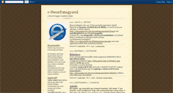 Desktop Screenshot of eswordmagyarul.blogspot.com