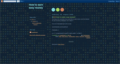Desktop Screenshot of easy-money4all.blogspot.com
