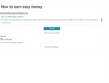 Tablet Screenshot of easy-money4all.blogspot.com