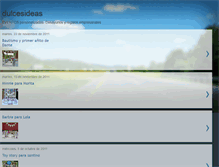 Tablet Screenshot of dulcesideaseventos.blogspot.com