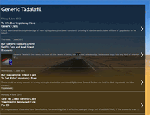 Tablet Screenshot of generictadalafilcialis.blogspot.com