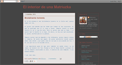 Desktop Screenshot of elinteriordeunamatriuzka.blogspot.com