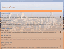 Tablet Screenshot of living-in-qatar.blogspot.com