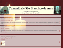 Tablet Screenshot of comfranciscodeassis.blogspot.com