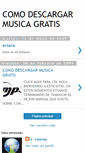Mobile Screenshot of comodescargarmusicagratis.blogspot.com