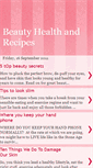 Mobile Screenshot of beauty-health-recipe.blogspot.com