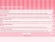 Tablet Screenshot of beauty-health-recipe.blogspot.com