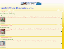 Tablet Screenshot of creativecricutdesigns.blogspot.com
