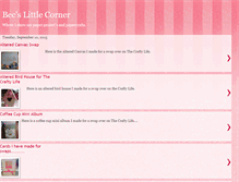 Tablet Screenshot of becslittlecorner.blogspot.com