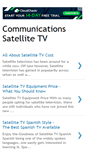 Mobile Screenshot of communications-satellite-tv.blogspot.com