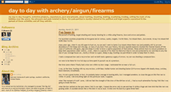 Desktop Screenshot of daytodaywitharcheryairgunsfirea.blogspot.com