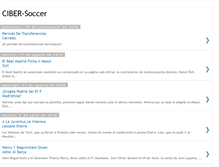 Tablet Screenshot of ciber-soccer.blogspot.com