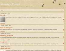 Tablet Screenshot of messengertravels.blogspot.com