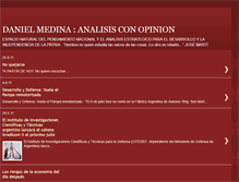 Tablet Screenshot of danielmedinaanalisisconopinion.blogspot.com