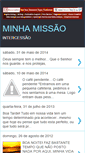 Mobile Screenshot of minhamissao-amorrdias.blogspot.com