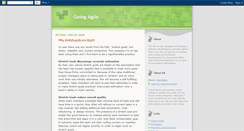 Desktop Screenshot of goingagile.blogspot.com