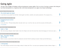 Tablet Screenshot of goingagile.blogspot.com