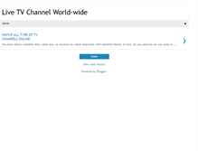 Tablet Screenshot of live-stream-channels.blogspot.com