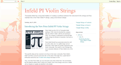 Desktop Screenshot of infeld-pi-violin-strings.blogspot.com