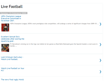 Tablet Screenshot of live-football-2010.blogspot.com