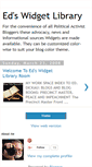 Mobile Screenshot of edswidgetlibrary.blogspot.com