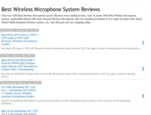 Tablet Screenshot of best-wireless-microphone-systems.blogspot.com
