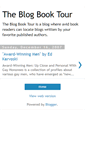 Mobile Screenshot of blogbooktour.blogspot.com
