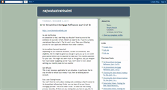 Desktop Screenshot of najwahazirahhalmi.blogspot.com