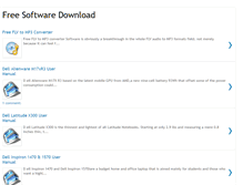 Tablet Screenshot of freebie-software.blogspot.com